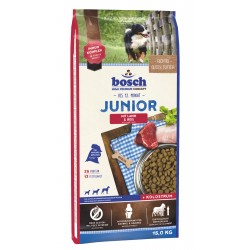 Bosch Junior ar jēra gaļu un rīsiem sausā barība kucēniem, 15 kg