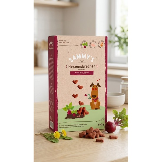 Sammy’s Herzensbrecher Cepumi suņiem 800g