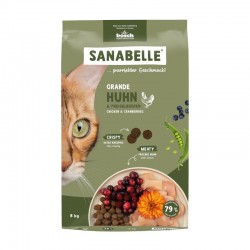 Sanabelle Grande Pilnvērtīga barība pieaugušiem, lielu šķirņu kaķiem, bez glutēna 8kg
