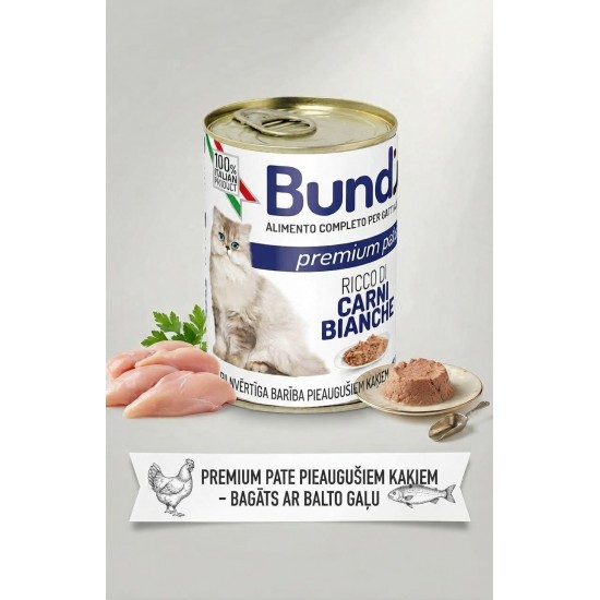 Bundy Cat ar Vistas un Truša gaļu 400gr