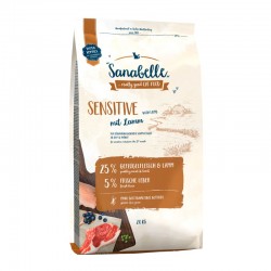 Sanabelle Sensitive Lamb 2kg Pilnvērtīga barība pieaugušiem, alerģiskiem mājas kaķiem ar Jēra gaļu un rīsiem